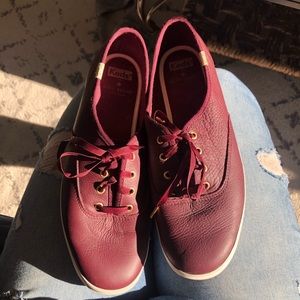 Kate Spade x Keds Burgundy Shoes